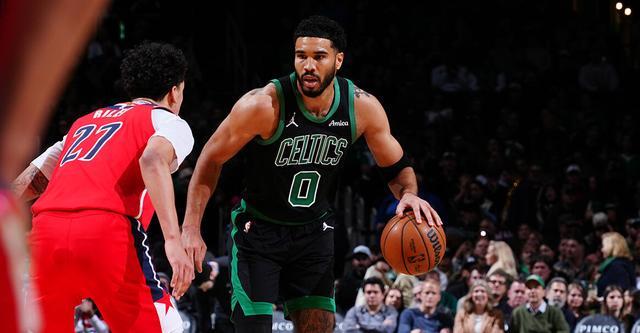 kaiyun-塔图姆20+14+7奎塔24+10 绿军主场轻取奇才